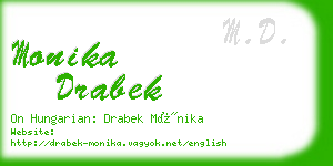 monika drabek business card